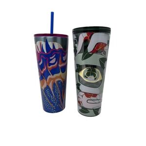 Starbucks Summer 2024 Abstract Swirl Butterfly Silver Winter Alison Bremmer Lot